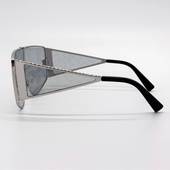 NEW DOLCE&GABBANA DG2305 05/AL SILVER METAL SQUARE UNISEX SUNGLASSES - Picture 7 of 11